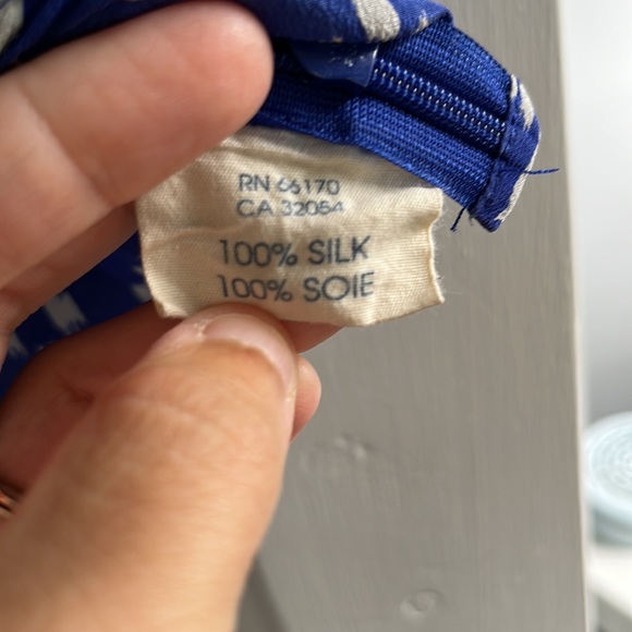 Anthropologie edme & esyllte Navy & White Top Size 0 - Picture 7 of 8